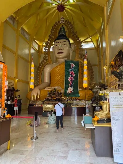 Giant Buddha in the Sakya Muni Buddha Gaya Temple